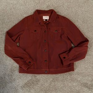 Universal thread corduroy burnt orange jacket size medium
